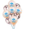 Conjunto Combinado de Balões de Látex Digitais e Confetes para Aniversário de Bebê de Dois Anos Transfronteiriço, Festa Surpresa de Desenho Animado