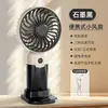 Mini ventilador portátil recargable de mano para oficina, ventilador de escritorio silencioso USB para dormitorio de estudiante