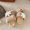 Chinelos Peludos Populares para Mulheres com Solado Grosso, Estilo Celebridade da Internet, Novidade Outono/Inverno 2026, para Uso Externo, Desenho Animado Fofo, Chinelos Birkenstock