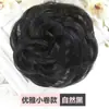 Moño de Peluca Moño de Pelo Rizado Flequillo Moño Anillo para el Cabello Femenino Moño de Flor Rosa Herramienta de Peinado Moño de Flor Realista