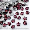 Joia de Diamante para Nail Art Flor de Ameixa 10mm Super Brilhante Decoração de Nail Art com Diamante Grande Estilo Quente do Livro Vermelho Ponta Brilhante Diamante de Formato Especial Atacado