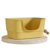 Arenero Gigante Tipo Tina, Semicerrado, Arenero Extra Grande para Gatitos, Anti-Olor, Anti-Salpicaduras Inodoro para Gatos para Gatos