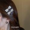 Coreia do Sul diamante laço estrela hairpin moda doce cool estilo duckbill clip fresco doce menina coração acessórios de cabelo atacado