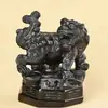 Adornos de tortuga y serpiente de obsidiana natural y basalto, dragón verde, tigre blanco y pájaro rojo, decoraciones auspiciosas de bestias míticas de cristal para el hogar y la sala de estar