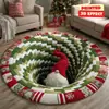 Envío Transfronterizo de Alfombras de Terciopelo de Cristal Navideñas Resistentes a las Manchas, al Desgaste y Fáciles de Mantener, para Uso Doméstico en Dormitorios y Salas de Estar, Felpudos Decorativos Antideslizantes