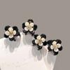 Horquilla pequeña de flor de pedrería, clip lateral para flequillo, pinza pequeña para el cabello, accesorios para el cabello dulces y lindos, horquilla tejida, clip pequeño para la cabeza