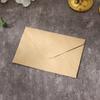 Envelopes Estilo Europeu de Papel Ácido Sulfúrico Semi-Transparente Fosco em Estoque do Fabricante, Envelopes de Papel Kraft Branco e Amarelo com Impressão de Logotipo Personalizado