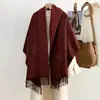 Bufanda de Invierno de Imitación Cachemir Moda Clásica Vintage 2026 para Mujer, Chal de Oficina, Calentador de Cuello Versátil y Cálido