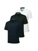 Camisa Polo de Verano para Hombre Casual de Negocios Cuello Solapa Manga Corta Fresca Cómoda Transpirable Bloque de Color Cuello Negro Disponible