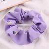 Verano nuevo estilo fresco lunares Cereza anillo intestino grueso banda para el cabello de niña cuerda para la cabeza colorida banda de goma ins cuerda para el cabello accesorios para el cabello