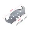 Gancho para herramienta de suelo de plástico PVC hoja de delfín hoja con forma de pez gancho de seguridad hoja de corte para alfombras