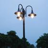 Luz ao ar livre Community Garden Villa Home 220V Super Brilhante impermeável Pátio Caráter Polo Alto 3 m Estilo Europeu Retro Street Lamp
