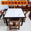 Cubierta Universal Resistente al Calor para Mesa de Comedor de Escritorio, Cubierta de Tablero Cuadrada Impermeable, Máquina de Mahjong, Mesa de Mahjong, Estilo Americano Metálico
