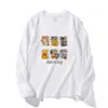 Estilo Nuevo Primavera y Otoño 2025 Diseño con Estampado de Dibujos Animados Anime Bonito y Versátil Ropa Exterior Casual para Niñas Tops de Manga Larga para Mujer