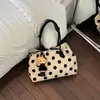 Bolso Tote de Lunares con Diseño Único para Mujer 2026 Nuevo Gran Capacidad Bolso de Mano para Viajes Cotidianos Bolso de Hombro Versátil Casual
