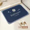 Alfombrilla Absorbente de Tierra de Diatomeas para Entrada de Baño, Felpudo Absorbente para Inodoro, Alfombra de Baño, Alfombrilla Antideslizante para Ducha