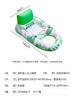 Venta al por mayor de fábrica Transfronterizo Lentejuela Agua Inflable Respaldo Fila Flotante Adulto Engrosado Cama Flotante Inflable Fila Flotante en Forma de U