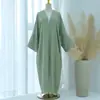 Cárdigan Elegante Holgado de Manga Larga con Bordado Loriya Talla Grande LR664