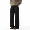 Calça Veludo Cotelê Melaleuca Masculina Outono Inverno Americana Tamanho Plus Loose Reta Perna Larga Calça Casual Masculina Calça Longa Masculina