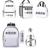 Atacado do Fabricante Mochila Escolar Conjunto de Três Peças D-Made Mochila de Estudante Mochila Estampada Transfronteiriça Mochila de Anime Casual e Versátil