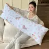 Almohada larga de terciopelo lechoso para mujeres, diseñada para dormir con las piernas recogidas, dormir de lado, respaldo de sofá, cojín de respaldo para sala de estar, nuevo estilo 2026