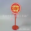 Nuevo Adorno de Escritorio con Luz LED Día de San Valentín Rojo Amor Forma Redonda Adorno