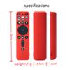 Para controle remoto de TV VIZIO XRT260 capa protetora de silicone oca antiqueda espessada capa de corda de cinto luminosa