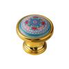 Plástico Simple Grano de Madera Manija de Cajón de un Solo Agujero Color Retro Pastoral Tirador para Puerta de Armario Cabeza Transfronteriza Manija de Color Sólido