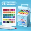 Conjunto de Marcadores Noah Easy Laváveis Caixa de Presente Portátil para Estudante Caneta Colorida à Base de Água Pintura Infantil Caneta Aquarela Dupla Face