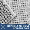 Alfombra de Chenilla de Pelo Corto de Color Sólido Simple Transfronteriza, Felpudo para Piso de Baño, Felpudo Absorbente Antideslizante para Baño, Felpudo para Puerta de Dormitorio