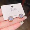 Nuevos Pendientes Cuadrados de Circonita Colección Simple 2025, Pendientes de Joyería Resistentes Elegantes de Gama Alta para Mujer