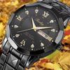 Reloj de Hombre Moda Impermeable Calendario Incrustado de Diamantes Polígono Caliente Transfronterizo Reloj Automático de Cuarzo Reloj Electrónico