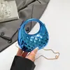 Nueva Bolsa de Luna para Mujer 2025 Verano Nicho Gama Alta Celebridad de Internet Pasarela Mini Bolso de Cadena Cruzado Bolso Dumpling
