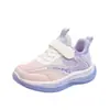 Sapatos Infantis de Primavera, Tênis de Malha Respirável, Sapatos de Malha Versáteis Finos com Solado Macio, Sapatos de Pai Antiderrapantes, Sapatos de Menina