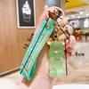 Llavero de Oso de Collar de Gelatina de Resina Creativa Exquisito Tendencia Llavero Colgante de Bolso Máquina de Garra Pequeño Regalo Venta al por Mayor