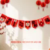 Novas Bandeirinhas Decorativas de Corda para o Ano Novo Chinês 2026 - Festival da Primavera para Montagem de Atmosfera em Hotel, Loja, Evento de Shopping