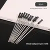 Fábrica en stock al por mayor 1.0mm metal pequeño Gao Shi recambios de bolígrafo de tinta pueden ser reemplazados por recambios de aceite para producción de muestras