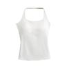 Roupa Externa Sexy e Slim para Garota Quente com Bojos e Regata Sem Mangas para Mulheres Estilo Puro Desejo Camisola de Cintura Alta com Barriga de Fora