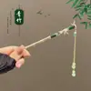 Horquilla con borla de orquídea y magnolia antigua, estilo nuevo, estilo chino, elegante, con placa trasera, estilo nacional, accesorios para el cabello sencillos y elegantes.