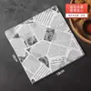 Papel descartável de desenho animado à prova de óleo, papel absorvente de óleo, embalagem especial de papel de grau alimentício para assar sanduíches