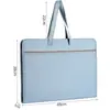 Bolsa de arquivo de tecido A4 Bolsa de órgão de tecido Pasta multicamadas Bolsa de zíper de estudante Bolsa de órgão