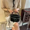 Bolso Cuadrado Pequeño con Cadena de Diamantes 2026 para Mujer, Bolso Cruzado de Hombro Rosa, Bolso de Mano Mini, Bolso Versátil Estilo Chanel para Mujer