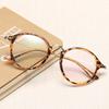 Ulzzang montura redonda retro montura de gafas lisas moda coreana arte rojo de internet espejo plano se puede equipar con miopía mayoreo