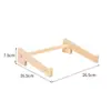 Em estoque Suporte Simples para Computador Rack Elevado de Madeira para Laptop Rack de Armazenamento para Mesa de Escritório Suporte para Laptop