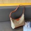 Artículos genuinos Bolso Tote de Cuero Genuino para Mujer 2024 Nuevo Bolso Cubo Versátil de Gran Capacidad Bolso de Hombro Cruzado Bolso de Cuero Genuino para Mujer