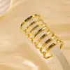 Pulsera de Acero Inoxidable para Mujer de Joyería Transfronteriza, No se Desvanece, Moderna, Lujo Ligero, de Nicho, Circonita Estrellada, Pulsera de Acero de Titanio para Mujer