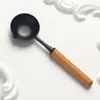 Nova Colher de Madeira Antiaderente, Colher de Tinta de Fogo, Ferramenta de Aquecimento para Selo de Tinta de Fogo, Cera de Tinta de Fogo, Antiaderente e Fácil de Limpar