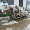 Máquina descongeladora de caballa pez cola línea de descongelación y limpieza automática de burbujas y olas equipo de descongelación en baño de agua cabeza de pez