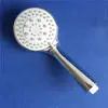 Ducha de Mano Multifuncional de Plástico Cinco Funciones Salida de Agua Cabezal de Ducha de Púas Suaves de Xiamen