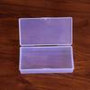 Caja de muestra vacía de plástico rectangular transparente con componentes, caja de embalaje, caja de almacenamiento de herramientas, venta al por mayor, larga PP